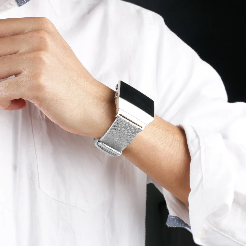 COMLYO кожаный ремешок для часов для Fitbit Ionic наручные умные часы Браслет замена Браслет для Fitbit Ionic ремешок Ремешки для наручных часов