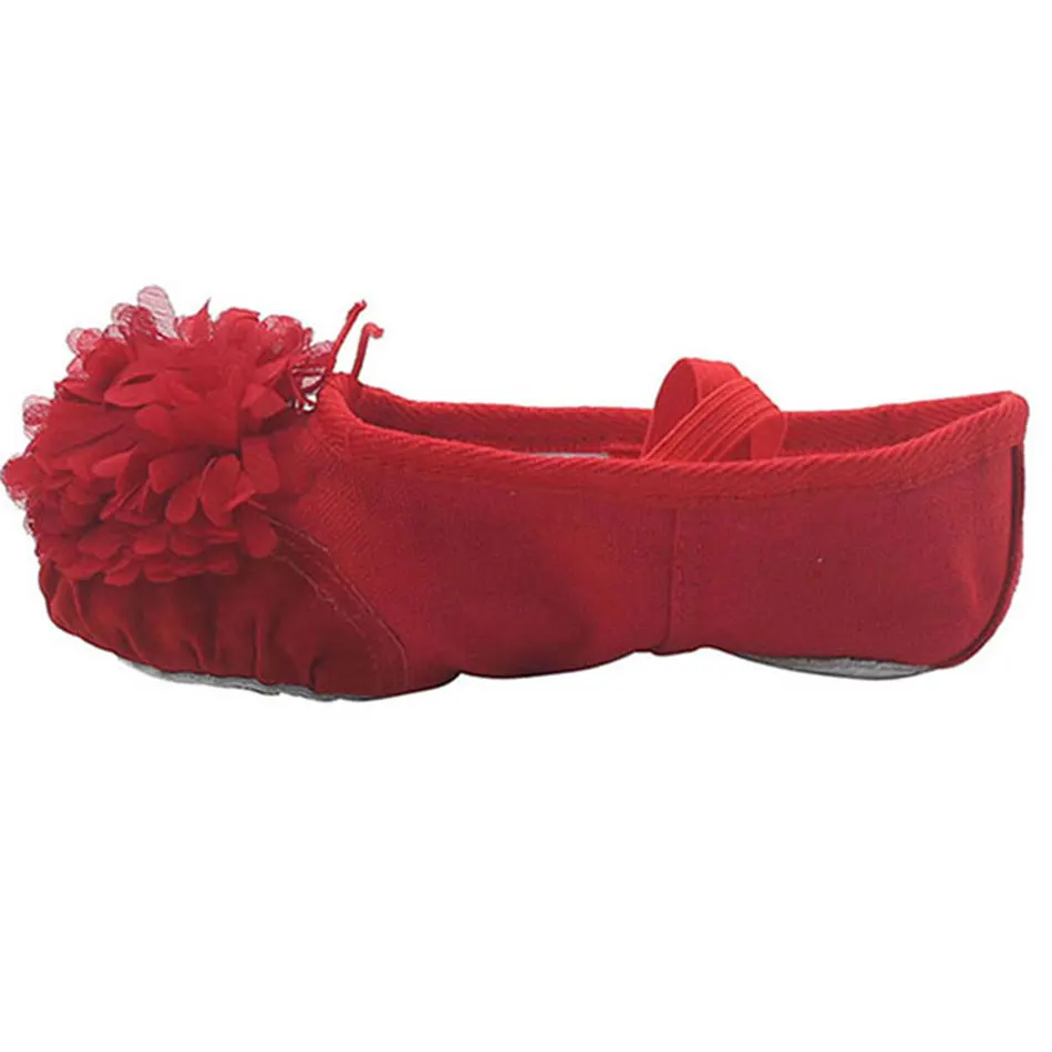 Детская балетная обувь MSMAX B105 на плоской подошве для занятий йогой танца живота