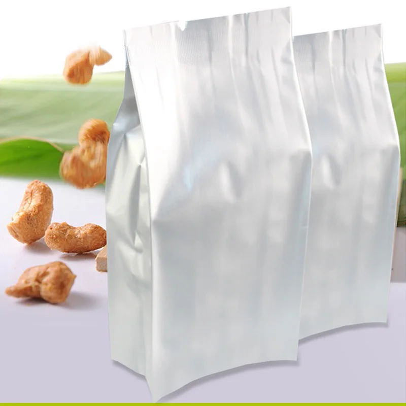 Сумка посылка из серебристой алюминиевой фольги вакуумный домашний упаковщик