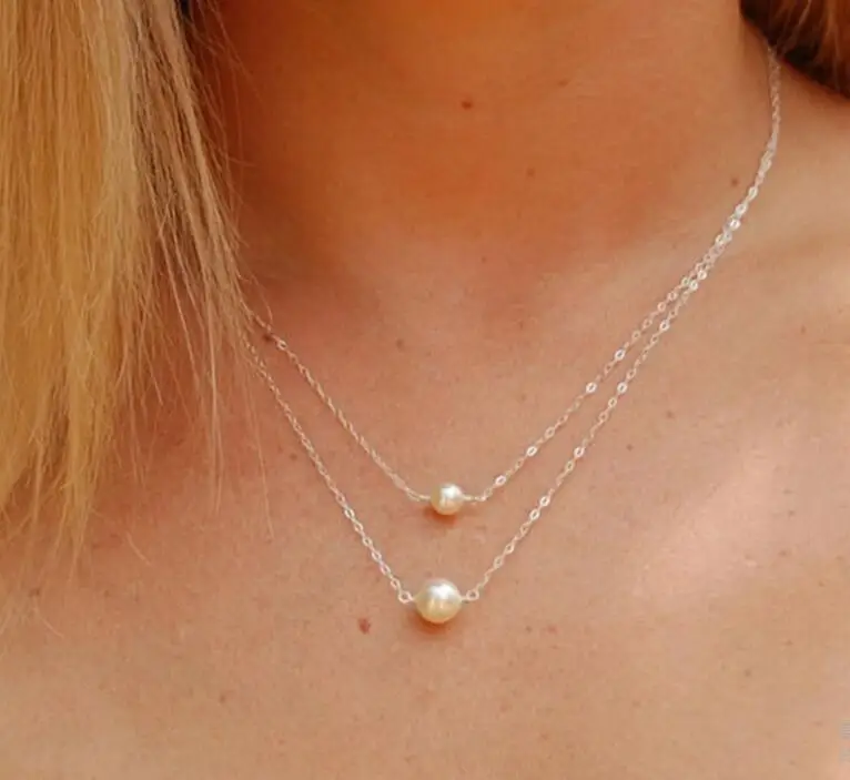 Новая Европейская и американская мода многослойное ожерелье с подвеской love moon