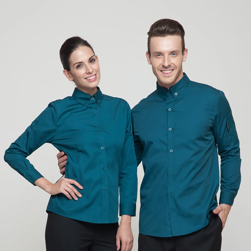 Модная униформа для ресторана отеля женщин официантки классическая блузка