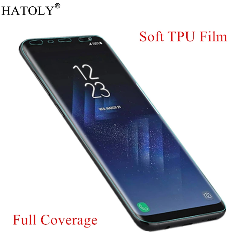 Мягкая термополиуретановая нано пленка для Samsung Galaxy S8 Защитная экрана полное