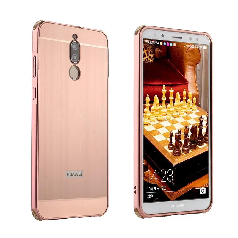 Чехол для huawei mate 10 Lite, чехол, роскошная металлическая алюминиевая рамка, чехол для huawei Nova 2i G10 Honor 9i mate 10 Lite, чехол
