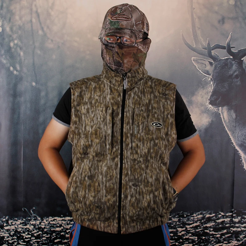 WTM зима новый ветер смесь флис плюс бархат теплые джунгли бионический камуфляж