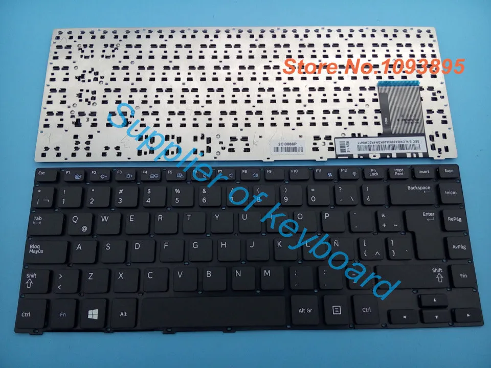 Новая испанская/Латиноамериканская Клавиатура для ноутбука Samsung NP370R4E 370R4E