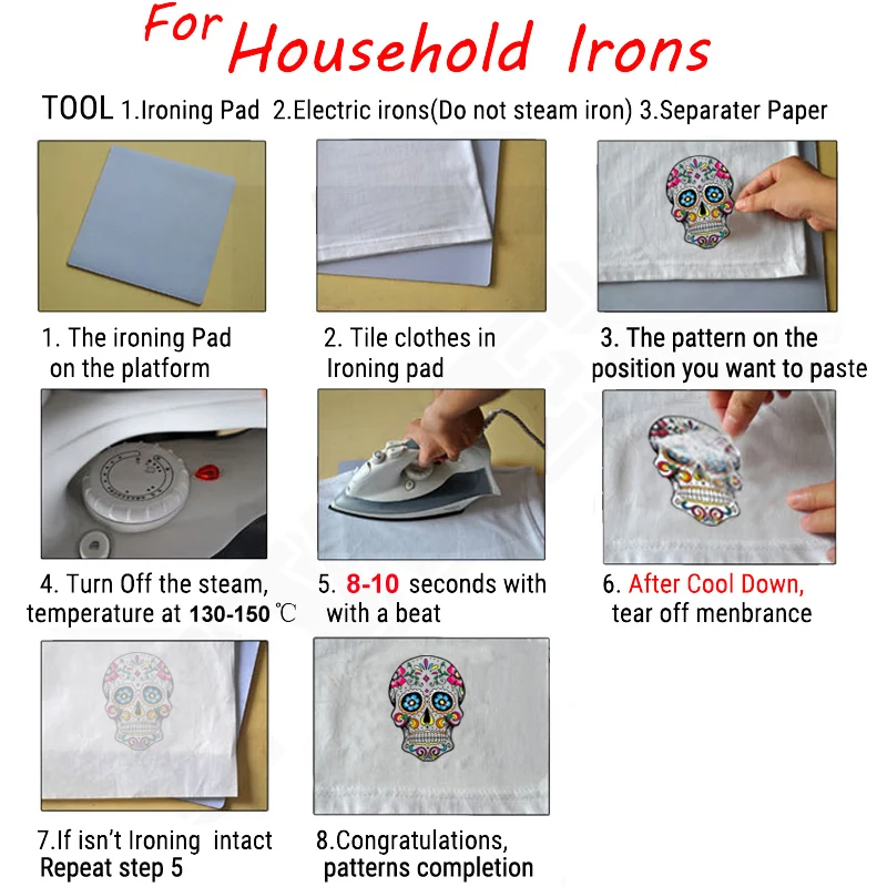 fashion european girls iron on patches for clothes thermal stickers transfer thermocollants t-shirt diy patch vetement parches | Дом и сад