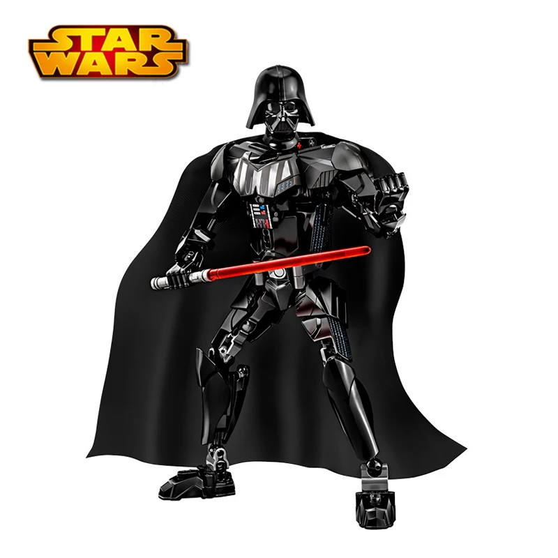 Звездная серия космическая война 8 Последний джедай Боба Фетт цифры Kylo Ren Phasma