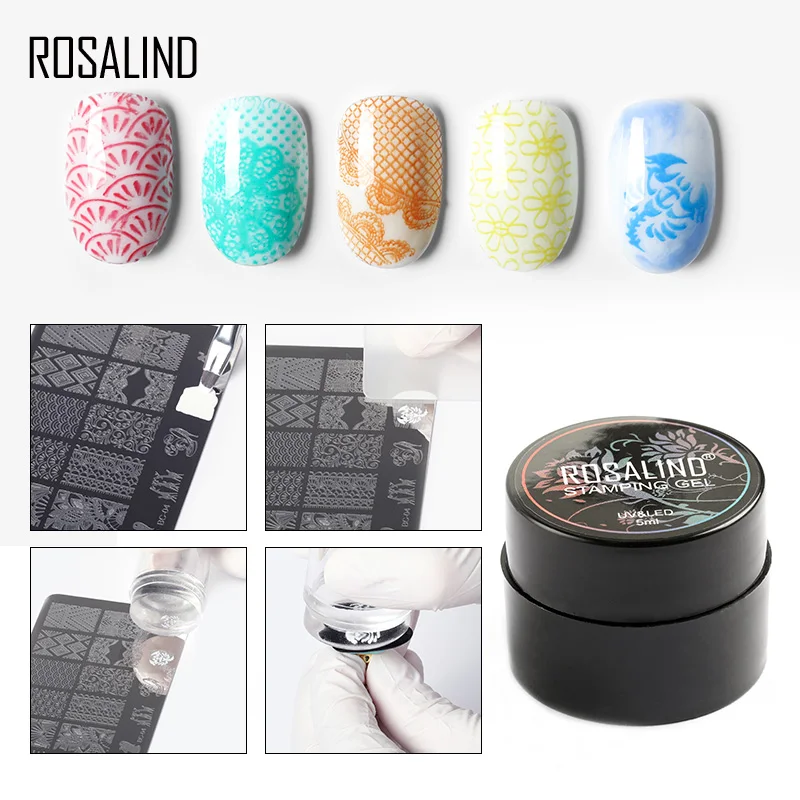 

Гель-лак для ногтей ROSALIND, 5 мл