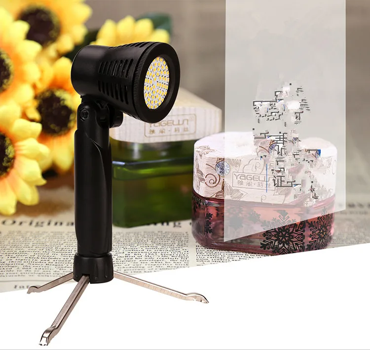 Светодиодная лампа Taobao для фотосъемки с теплым белым светом небольшая комнатная