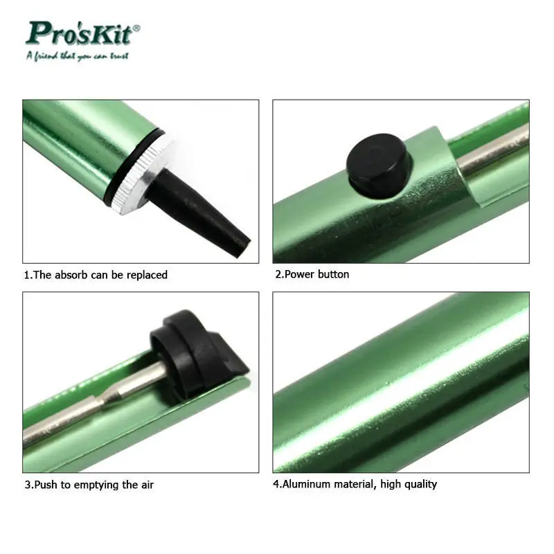 Антистатический припой с присоской насос для удаления припоя Вакуумный паяльник