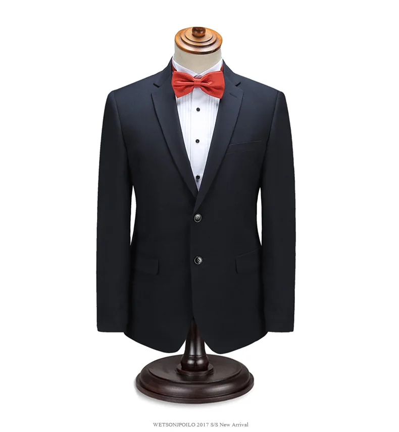 2018 Men Business Suit Slim fit Classic Male Suits Blazers  High-end Brand Custom Two Buttons 2 Pieces(Suit jacket+pants)