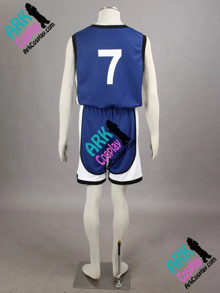 Мужской костюм для косплея Kuroko no Basuke кисэ рёта синий No.7 без корзины|kuroko basket