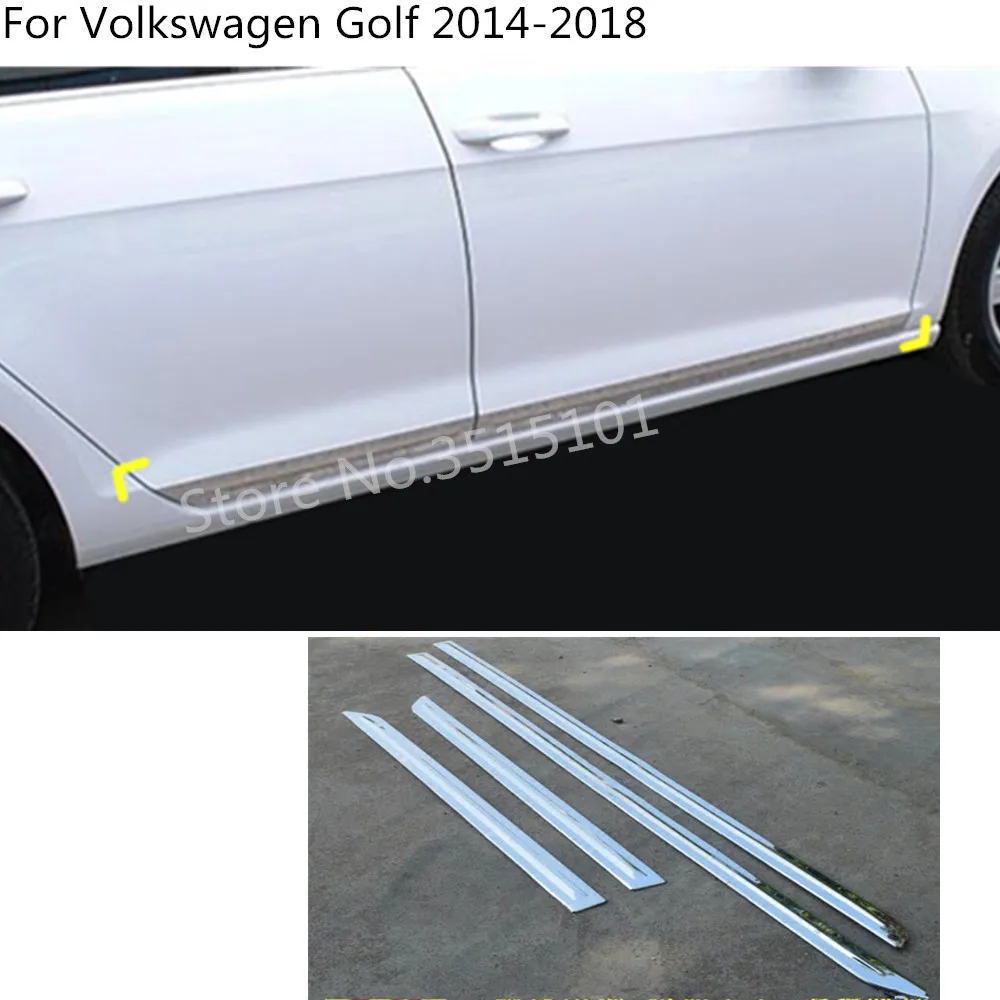 Автомобильный Стайлинг крышка бампера фототрость полоса молдинг 4 шт. для Volkswagen VW