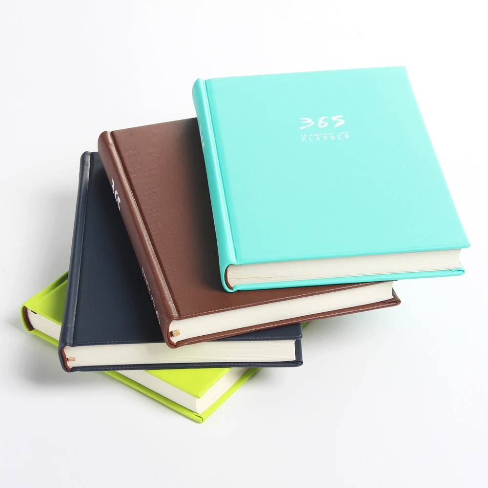2017 милый мультяшный планер на 365 дней ярких цветов в твердом переплете для