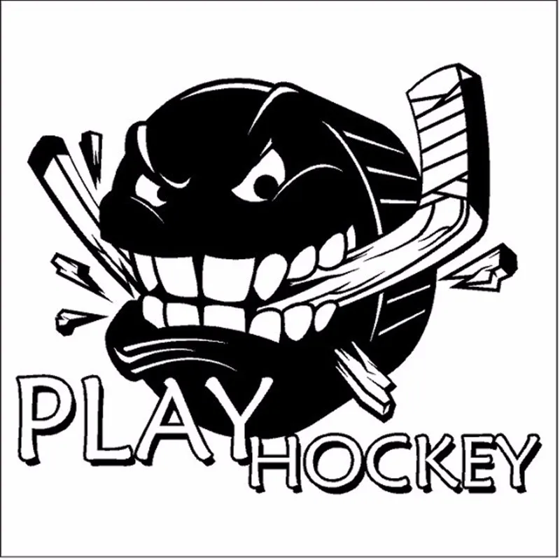 Новая популярная Настенная Наклейка в виде хоккея уникальный Настенный дизайн