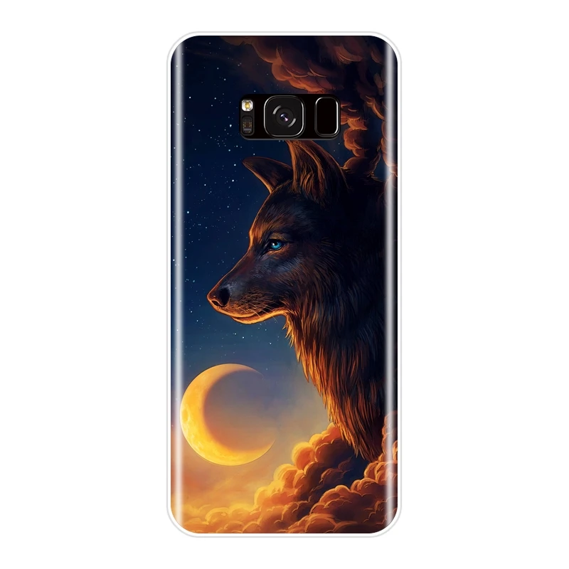 Классный чехол для телефона Samsung Galaxy S5 S6 S7 Edge S8 S9 Plus силиконовый мягкий из ТПУ Note 9 8