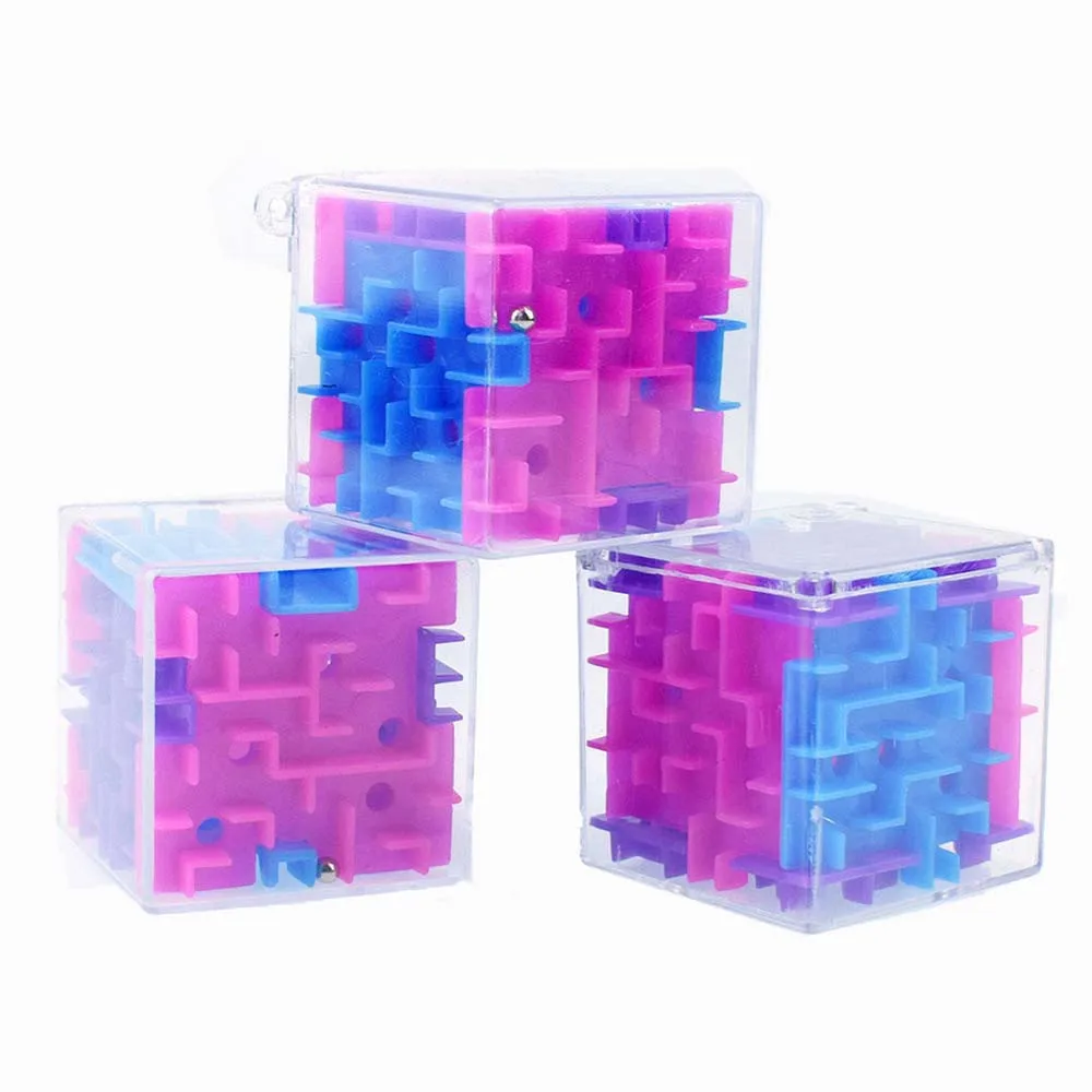 HIINST 3D кубик головоломка лабиринт игрушка ручная игра чехол коробка забавная