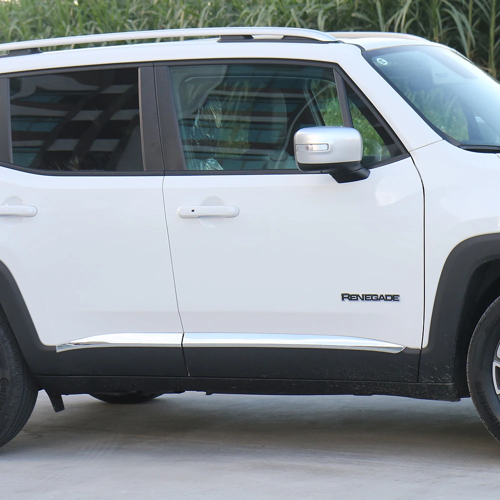 

Накладка из АБС-пластика SHINEKA, боковая линия корпуса для Jeep Renegade 2016-2019, аксессуары для стайлинга автомобилей