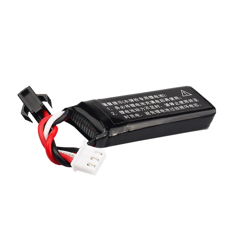HJ Power RC Lipo батарея 7 4 V 1400MAH 30C 2S AKKU мини страйкбол пистолет модель|Детали и