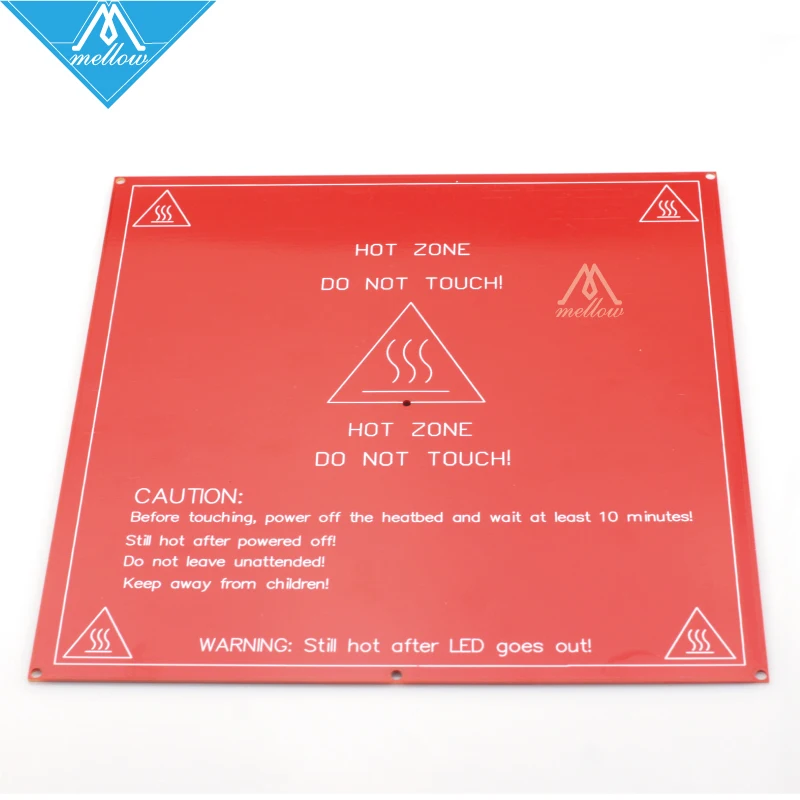 Лидер продаж! RepRap mendel PCB Heatbed MK2B со светодиодным и резистором Mendel 3D принтер hot bed|pcb