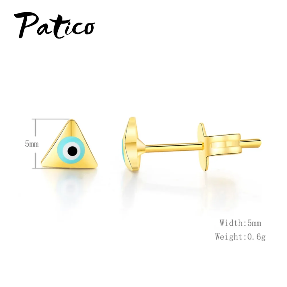 New Design 925 Sterling Silver Gold Flower Small Earrings Star Stud Wedding For Women Korean Earings Fashion Jewelry | Украшения и