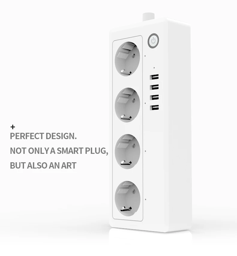 Smart Life Wifi умная лента питания с разъемом Tuya для ЕС, Великобритании, США, Австралии, 4 порта usb, 4 выхода, независимое управление, работает с Alexa Google Home