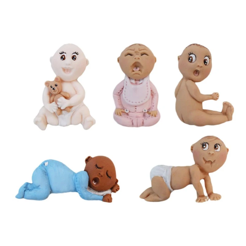 Младенцы помадка торт украшения инструменты, силиконовые формы Sugarcrafts набор для выпечки с шоколадом инструменты для тортов Gumpaste Fimo
