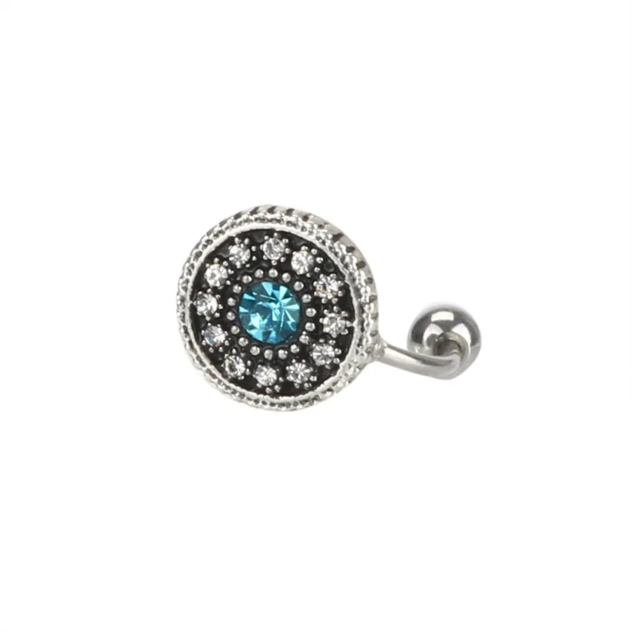 2017 Лучшая цена Женское кольцо для пирсинга пупка с кристаллами и стразами 32510