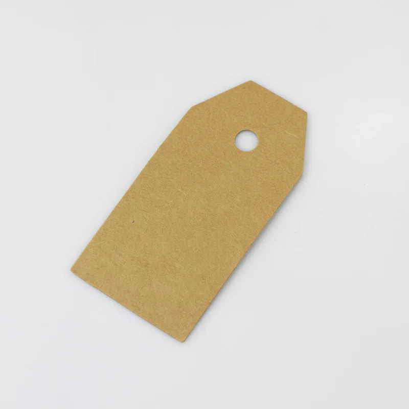 50pcs/Lot 4.5x9cm Kraft Paper Blank Packaging Hang Tags Wedding/Birthday Party Candy Boxes Price Labels | Дом и сад