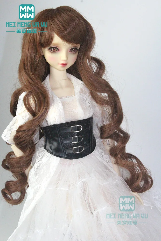 Черный коричневый римские вьющиеся волосы парик для 1/3 1/4 1/6 BJD/Аксессуары кукол SD |
