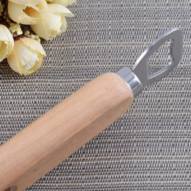 1 шт. ручной барменный открывалка для бутылок с деревянной ручкой вино пиво