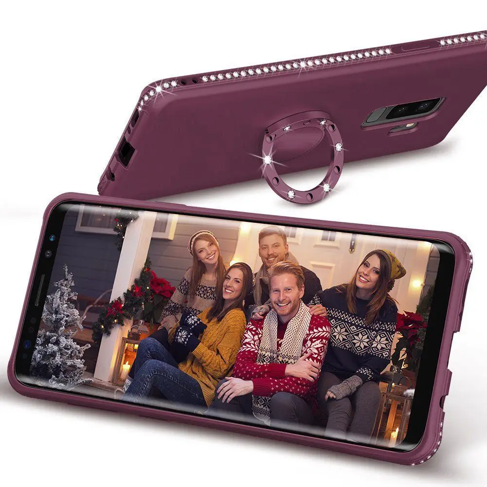 Для Samsung S10 + S9 S8 Plus S10e S7 Edge Note 9 8 роскошный блестящий Блестящий ТПУ силиконовый