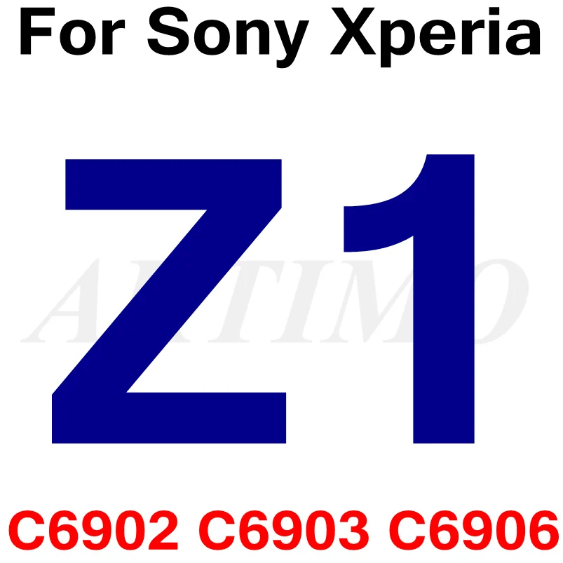 For Sony Z1 9H HD защитное закаленное стекло для sony Xperia Z1 Z2 Z3 Z5 X Compact XZ E5 M5S36H L36H LT26i XF5122 Защитная пленка для экрана - Цвет: For Sony Z1