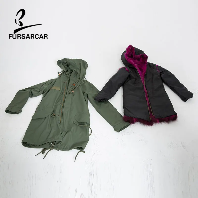 Меховая зимняя женская куртка шерстяная подкладка енот меховой воротник пальто