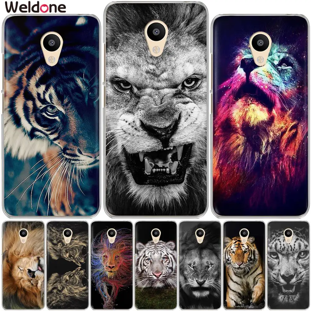 Weldone Tiger lion Case For Meizu M5s M3s M5C M5S M5 Mini M3 M6 Note Pro6 U10 U20 Soft Silicone Phone Cover Capa Etui | Мобильные