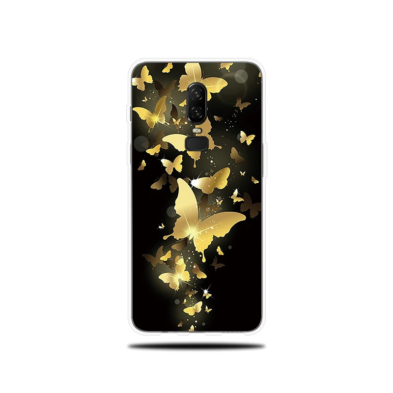 Phone case For OnePlus 5 5T 6 6T Soft Cover Beautiful Butterfly Pattern Silicone Shell Couqe Funda T Case |