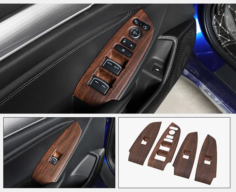 Стайлинга автомобилей 35 шт. Набор для Honda Accord Hybrid дерево с зернистой фактурой внутренний тире отделкой комплект
