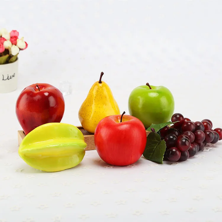 5 шт. имитация фрукт карамбола модель из пены лестницы пересекающиеся продукты