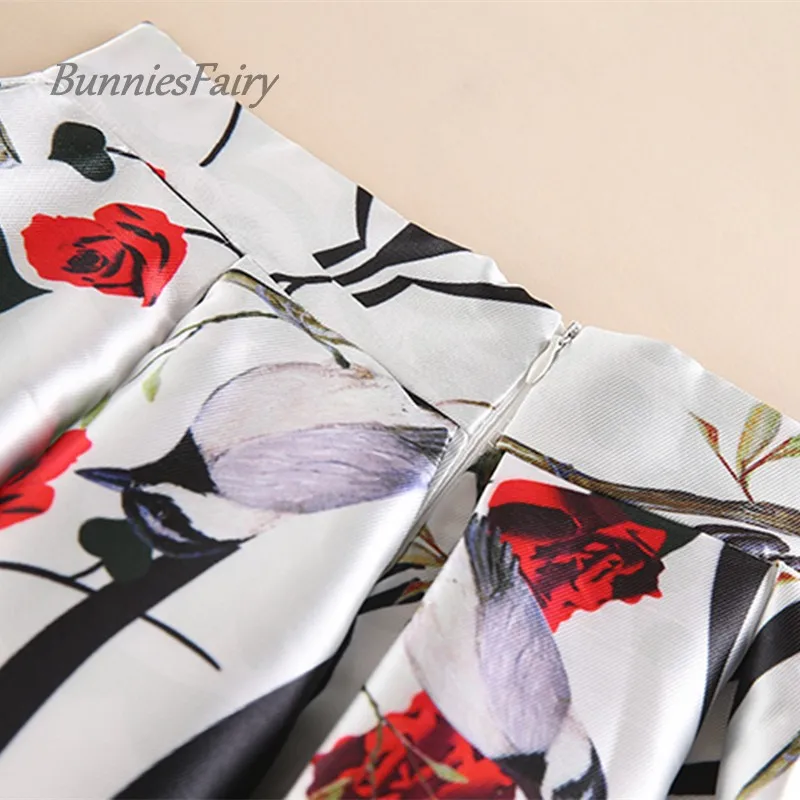 Оригинальная летняя новая женская элегантная Плиссированная Юбка-миди с высокой