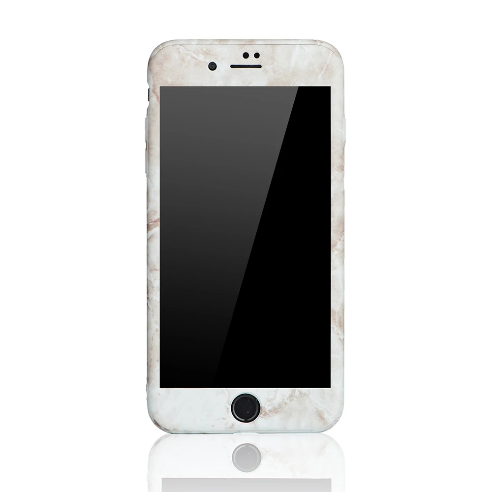 Чехол из поликарбоната для iPhone XSmax XR XS X 8 7 6 6s Plus 5 5S SE 360 градусов ударопрочный защитный ультратонкий чехол с полным покрытием