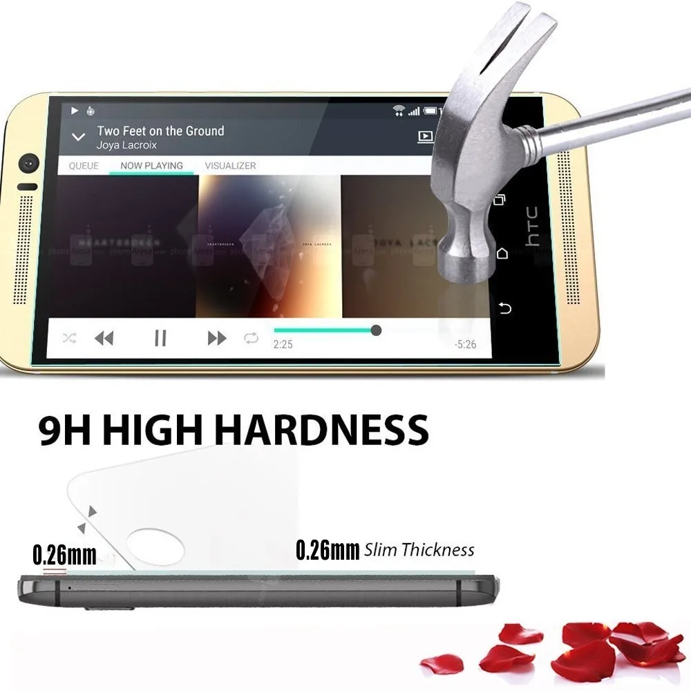 For HTC Desire-820 Tempered Screen Glass film 0.3mm 2.5D 9h Front Safety Protective Film On | Мобильные телефоны и