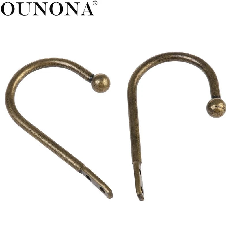 OUNONA 2 шт. J Тип настенная вешалка с одним крюком для одежды шляпа пальто подвесная