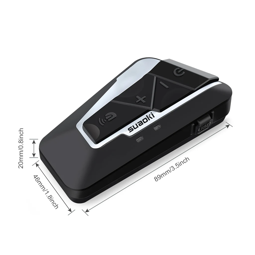 Suaoki t9s 1200 м мотоциклетный шлем Интерком домофонных мотоцикл Bluetooth гарнитуры