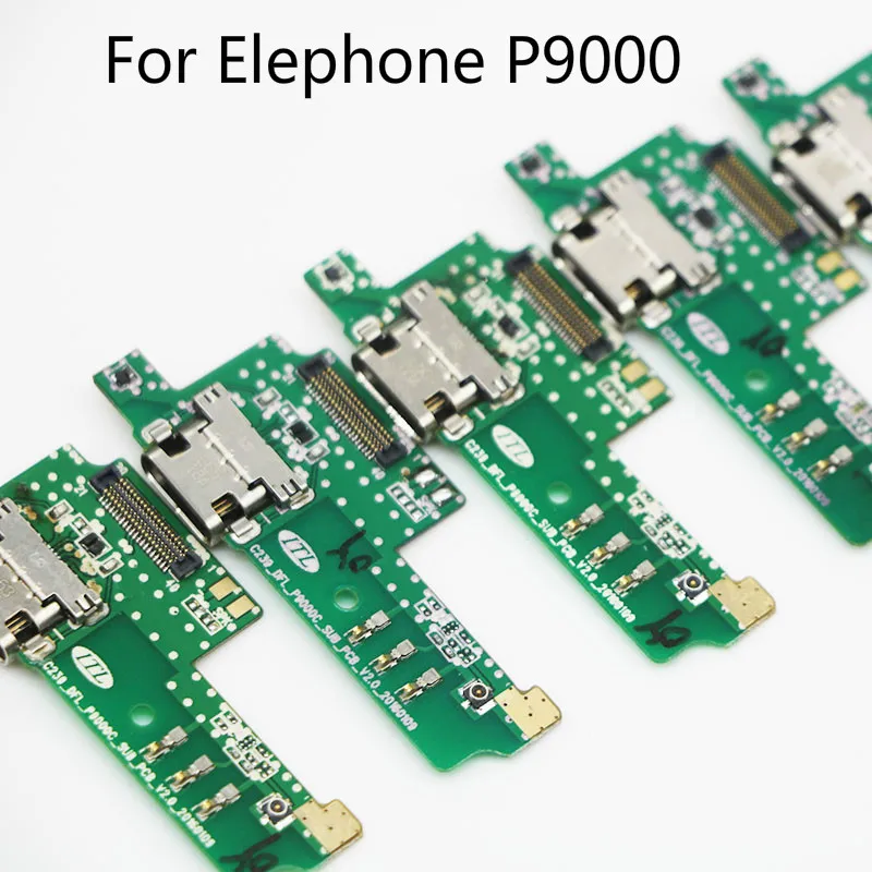 Оригинальный для Elephone P9000 USB разъем плата зарядки с Micorphone Lite сотовый телефон. Код