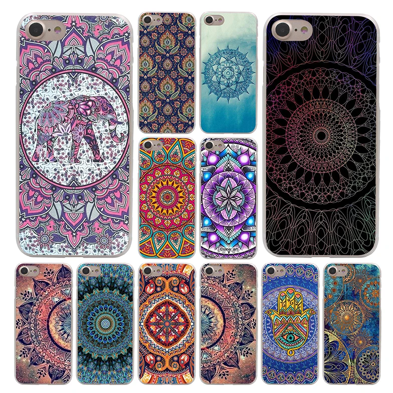 Lavaza Mandala Datura Ретро чехол для телефона Apple iPhone 4 4S 5C 5S SE 6 6S 7 8 Plus 10 X Xr Xs Max 6Plus