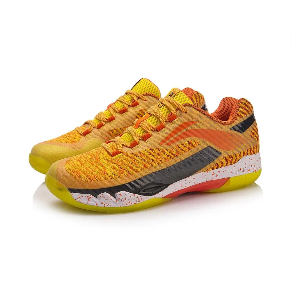 Li-Ning Мужская Пионерская профессиональная обувь для бадминтона LN BOUNSE с подкладом, носимая спортивная обувь, кроссовки AYAN011 XYY083