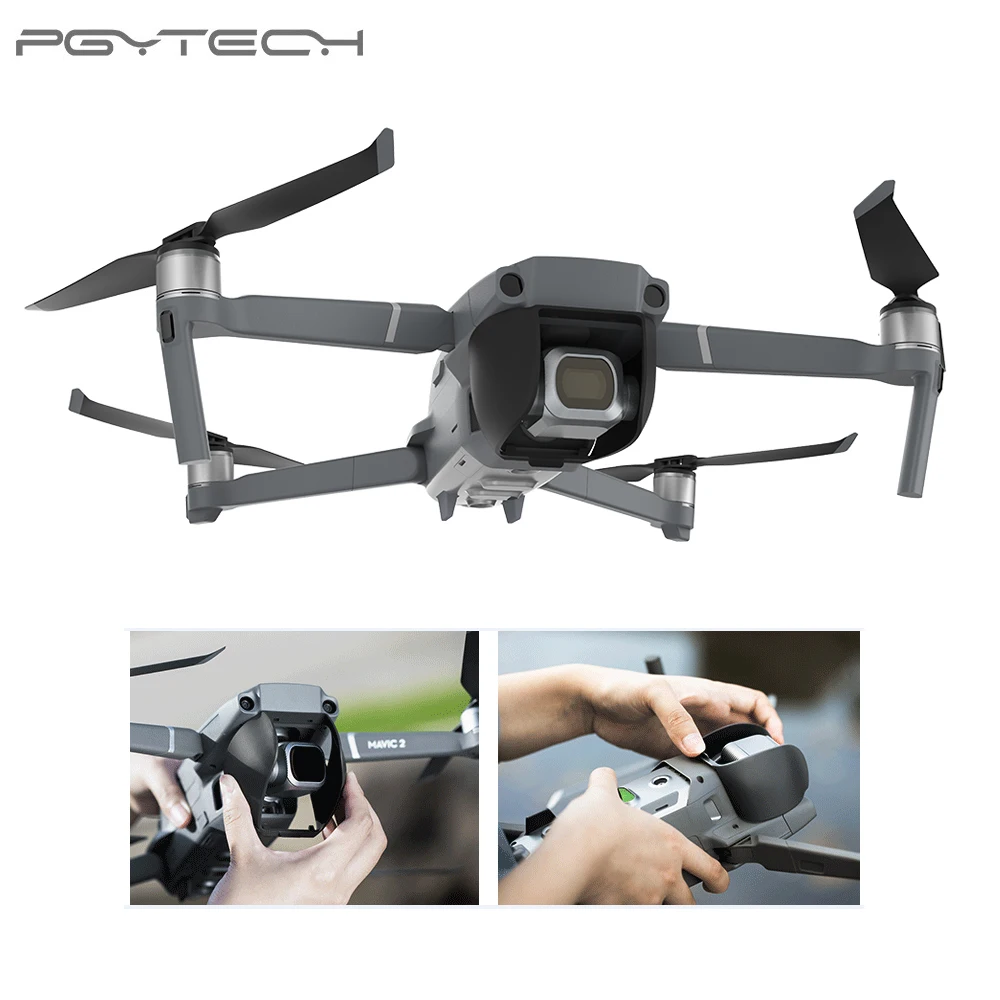 PGYTECH MAVIC 2 Pro/зум объектив солнцезащитный капюшон-козырек блестящий щит защитный