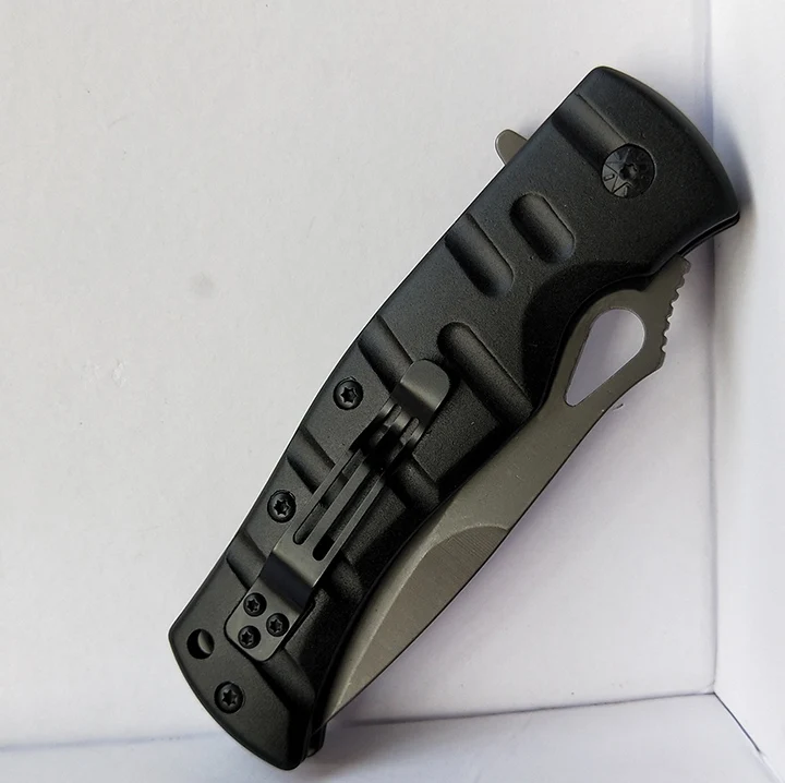 Острый нож из стали импорт черных куриц инструмент для кемпинга складной с