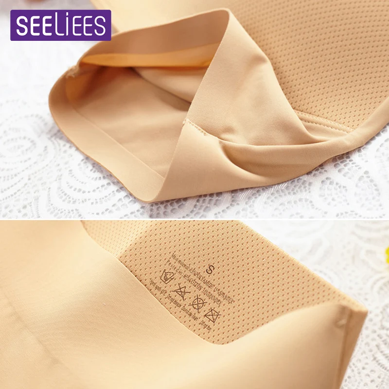 SEELIEES низкая талия плоский угол Sexy Shaper трусики для похудения белье Для женщин As