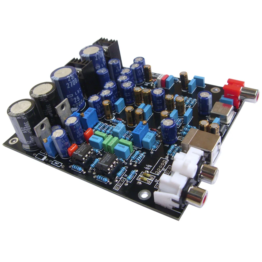 Бесплатная доставка PCM2706 DIR9001 WM8740 Двойная параллельная лихорадка DAC декодирующая